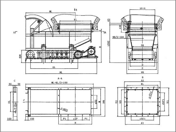 扇形閥門帶式（甲帶）給料機的承載能力較強、噪音低、整機使用壽命長